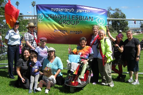 The Victorian-based Jewish Lesbian Group received a $500 grant to assist with the creation of their banner